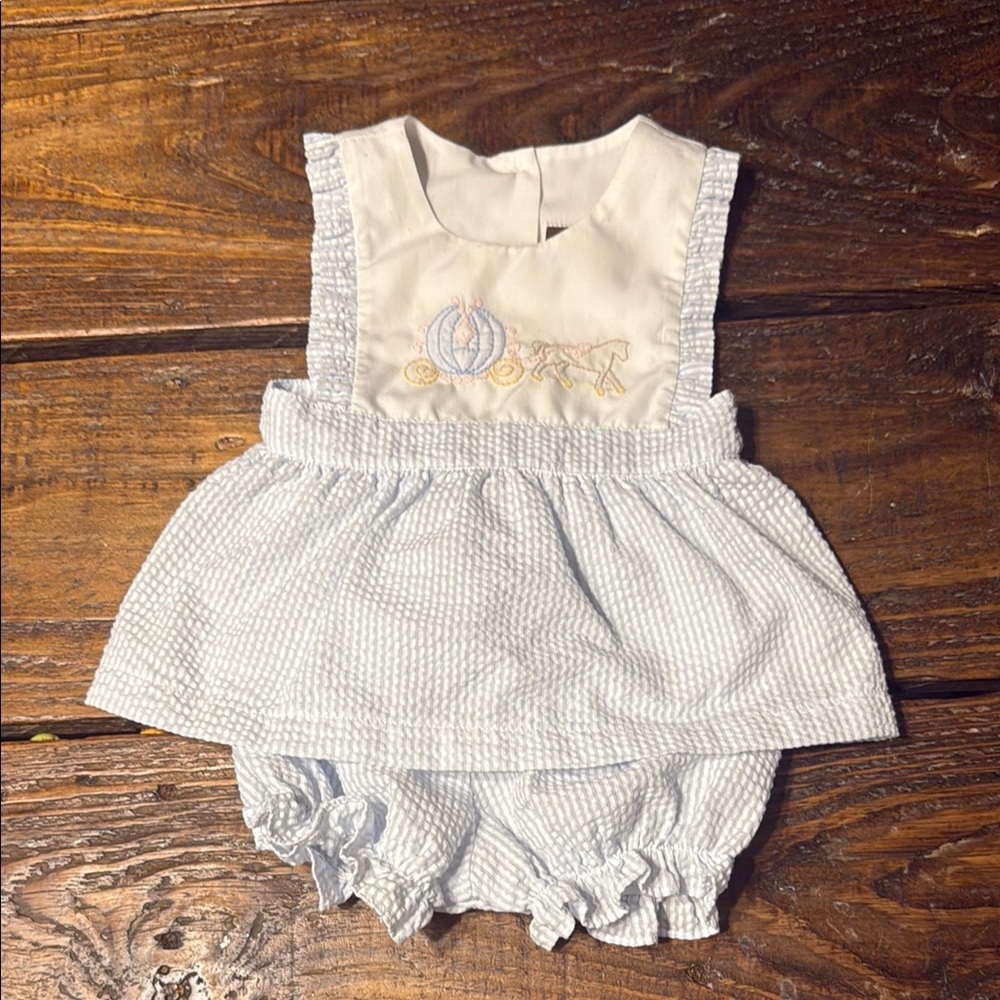 Cinderella Smocked Set